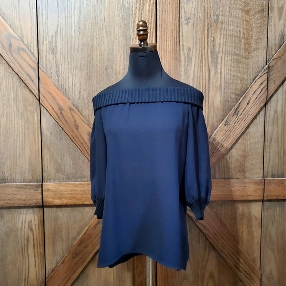 Lafayette 148 Off Shoulder Top - Picture 1 of 4